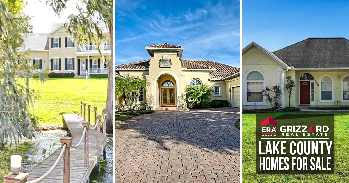 Three Homes for Sale in Top Lake County, FL Waterfront Communities